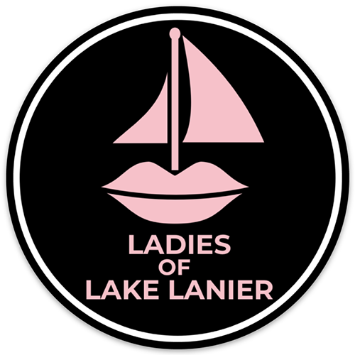 Ladies of Lake Lanier Vinyl Circle Sticker